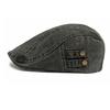 Cotton Beret British Vintage Forward Cap Men's Newsboy Cap