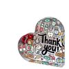 1pc Nurses Acrylic Plaque Thank You Gifts for Nurse Appreciation, Nursing, Student Heart-shaped Designs Souvenirs Desk Decoration, Country Door Decor