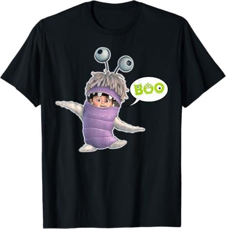 Monsters Inc Boo Costume Dancing Graphic Black Tshirt S