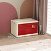 Plastic Storage Box Folding Organization Boxes Living Room Large Capacity Acrylic Case Household Living Organization Furniture