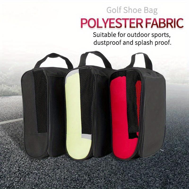 1Pcs Golf Shoes Bag Portable Zipped Sports Bag Shoe Case Breathable Golf Shoe Bag - Zippered Shoe Carrier Bags Case Pocket Pouch