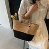 Large Capacity Bag Women's 2025 New Holiday Woven Vegetable Basket Hand Bag Large Capacity Tote Bag