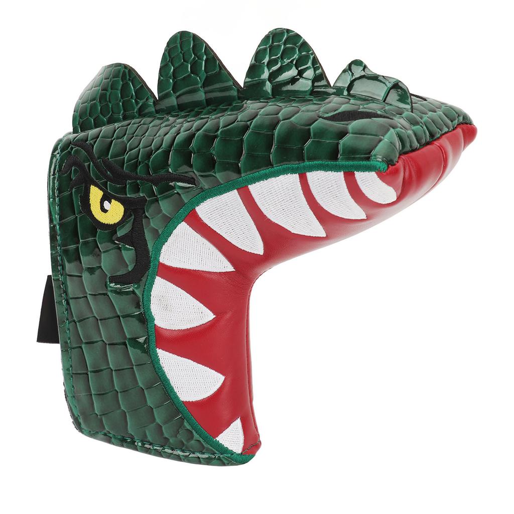 Dinosaur Shaped Golf Putter Head Cover Headcover Golf Blade Putter Cover PU Waterproof Fabric Soft Lining