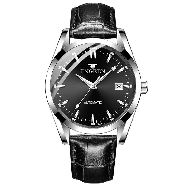 Neue Mode Blaues Licht Automatische Mechanische Uhren Business Herren Luxusuhr Lässige Kalender Armbanduhren Männliche Geschenke Uhren