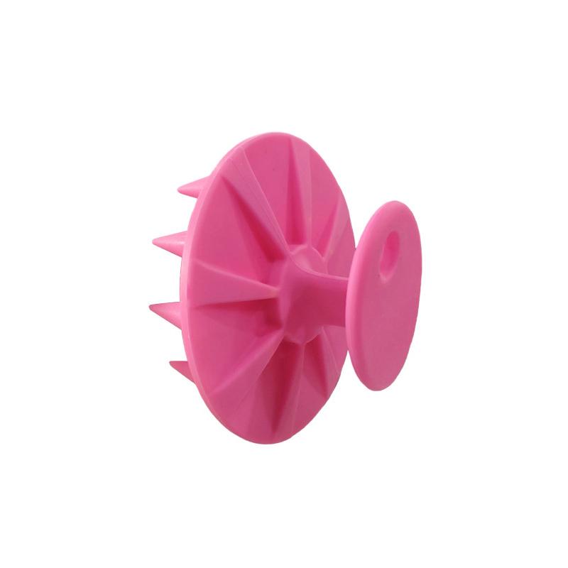 Scrubber corporal din silicon moale Perie de șampon Perie de curățare pentru duș de mână Perie de baie exfoliantă Masaj pentru cap Instrumente de baie