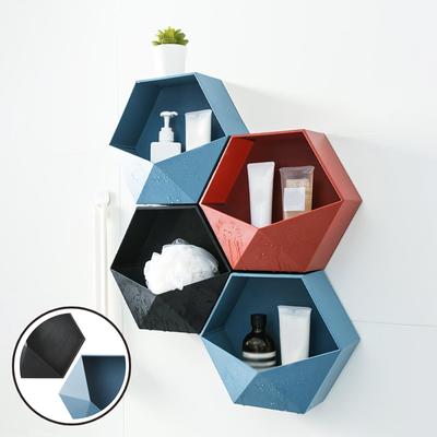 Wandgemonteerde badkamer opslag plank kast toilet bad organisator huishouder