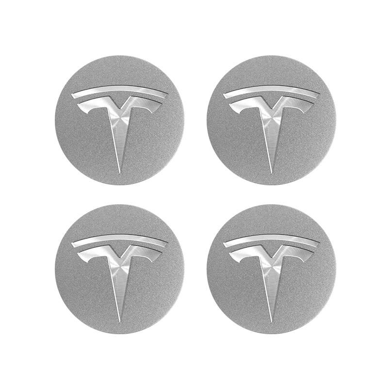 

4Pcs Car Logo Wheel Hub Center Caps Decoration Accessories For Tesla SpaceX Model 3 Highland 2023 Model S Model X Model Y