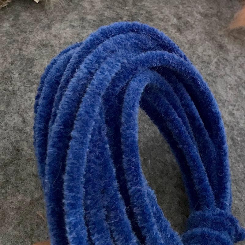 Chibi Maruko-chan Colorful 6mm Wool Chenille Stems for DIY Dragon Doll & Bouquet Crafting