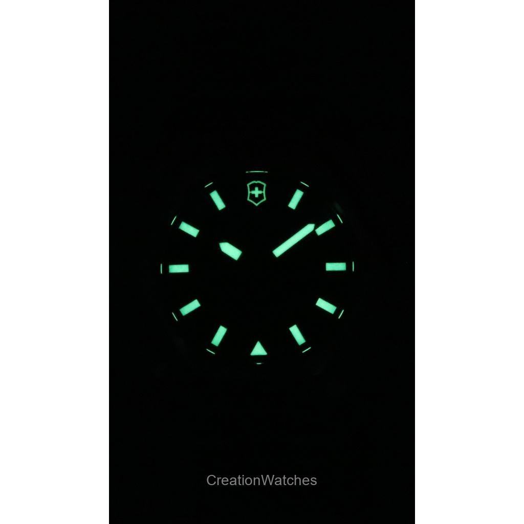 Victorinox I.N.O.X Edelstahl Blaues Zifferblatt Automatik 242020 200M Herrenuhr