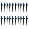 20Pcs Garden Water Sprinkler Spikes Base Adjustable 360 Degree Sprinkler Nozzle for Large Area Coverage Grass Irrigation