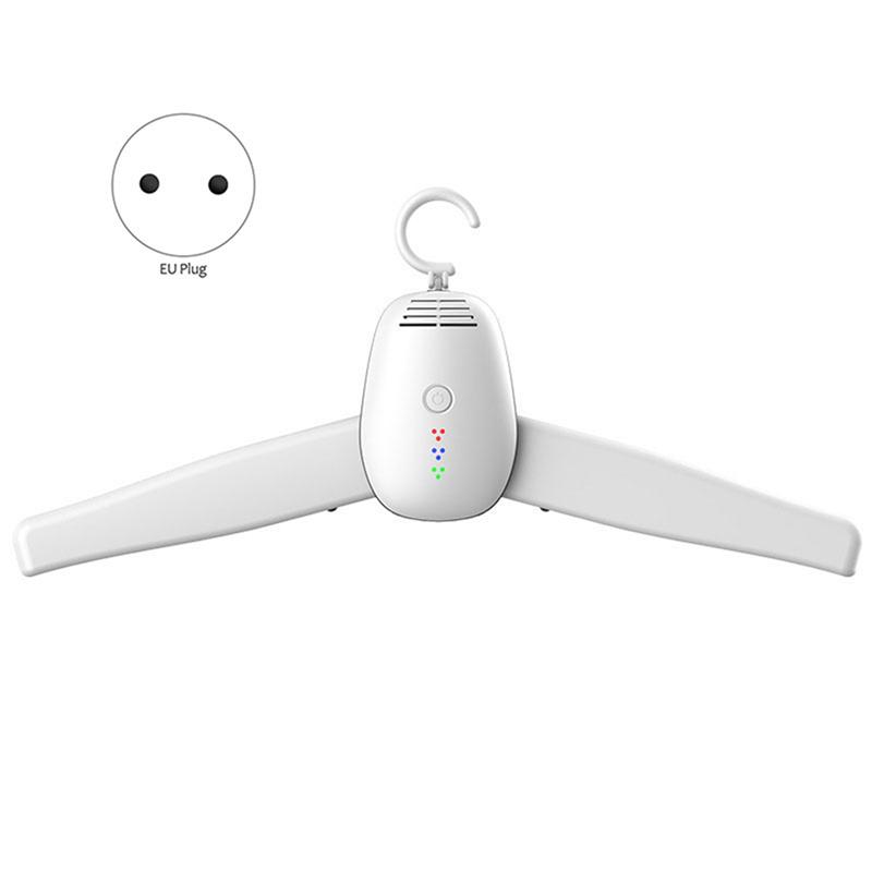 A98E-2X Smart Portable Clothes Dryer Shoes Clothes Rack Hangers Foldable Laundry Electric Dryer Machine EU Plug