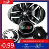 Car Sticker 4pcs 56/60mm Car Wheel Center Cover Hub Cap Badge Replacement Sticker for Skoda VRS VII Rapid Fabia Octavia A7 Yeti