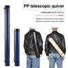 Archery Back Arrow Quiver Telescopic Archery Arrows Tube Hip Quiver Adjustable Nylon Belt Arrow Holder for Bow Hunting Target Practicing