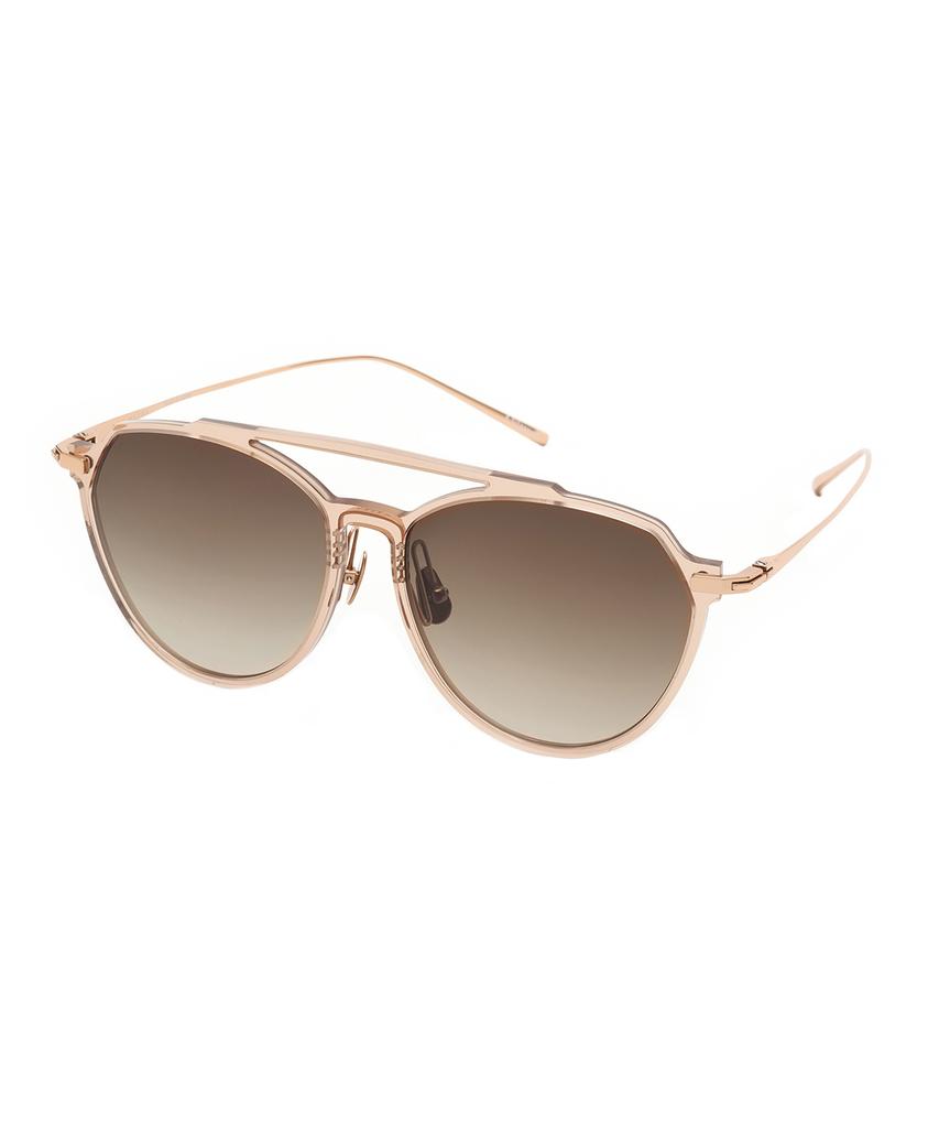 Maseuka Free2_Onda 03Br Free2 Onda Brown Clear/Rose Gold