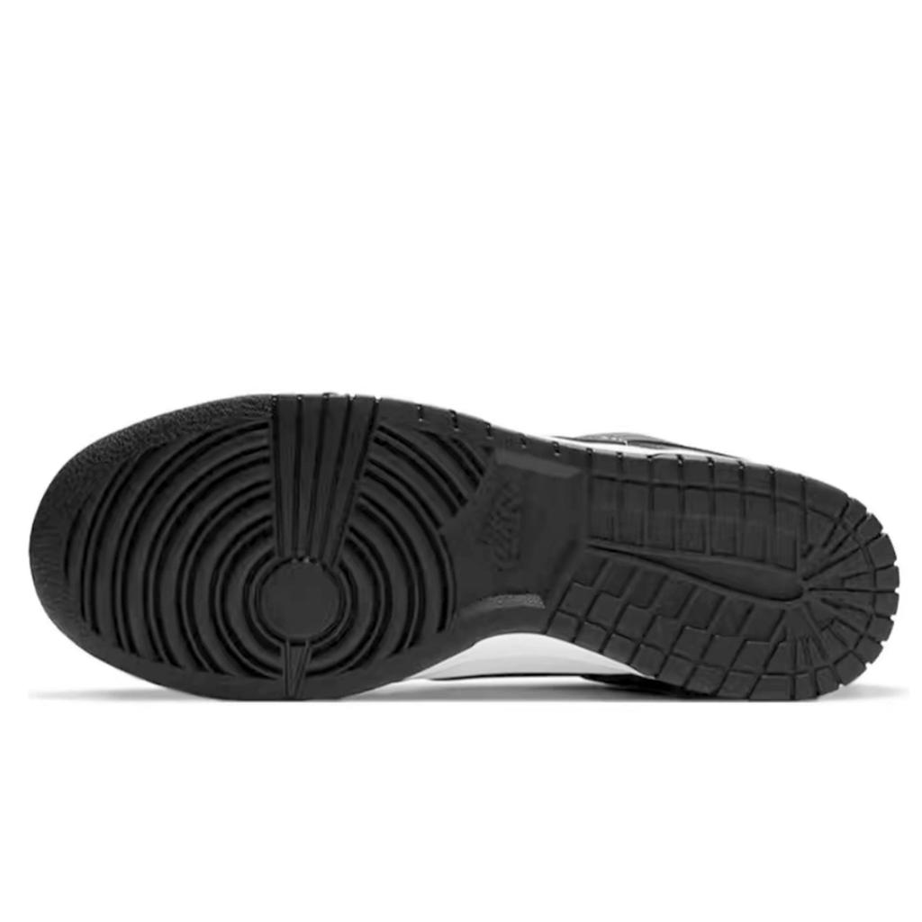 Nike Dunk Abrasion Resistant Height Increasing Low Top Skateboard Shoes Unisex Black Brown HF5441-100(Team1921-)