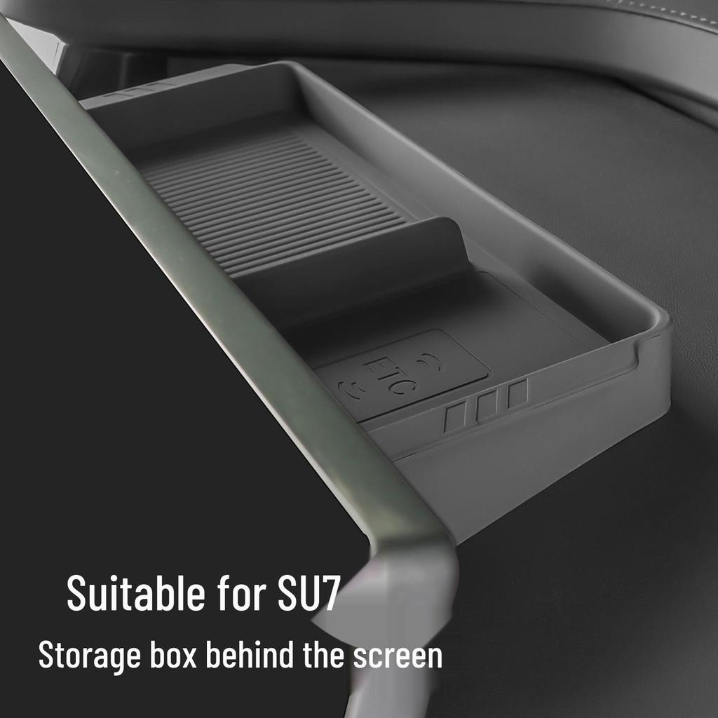 Rear Console Organizer for Xiaomi SU7 - Decorative Storage Box and Accessories Holder