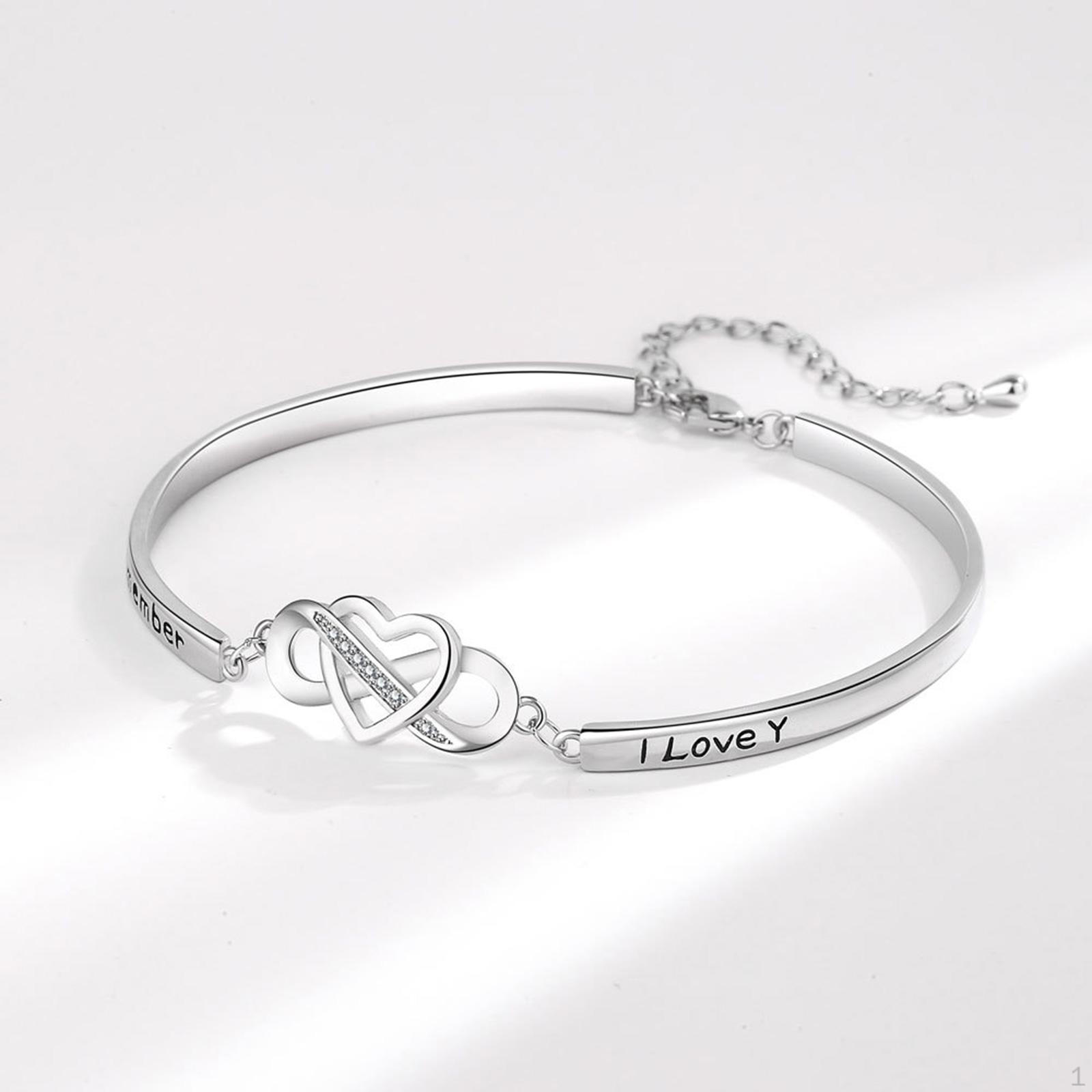 

Women Bracelets Adjustable Charm Bracelet for Beach Thanksgiving Valentine срібний