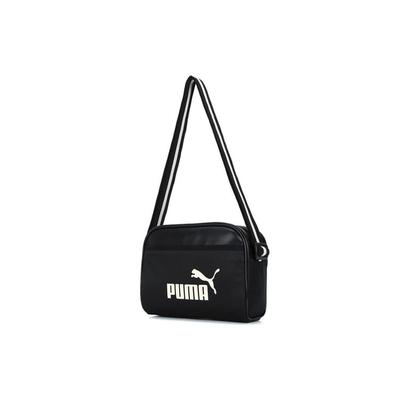 Artificial Leather With Textile Shoulder Bag, Crossbody Bag Regular Unisex Black 078826-01
