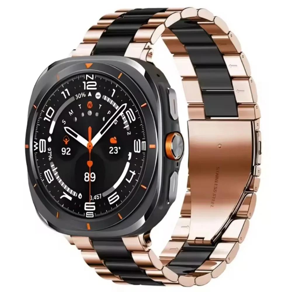 Strap for Samsung Galaxy Watch 8-7 Ultra 47mm Metal Stainless Steel Bracelet Watchband For Galaxy Watch 8-8 Classic 40/44mm 46mm