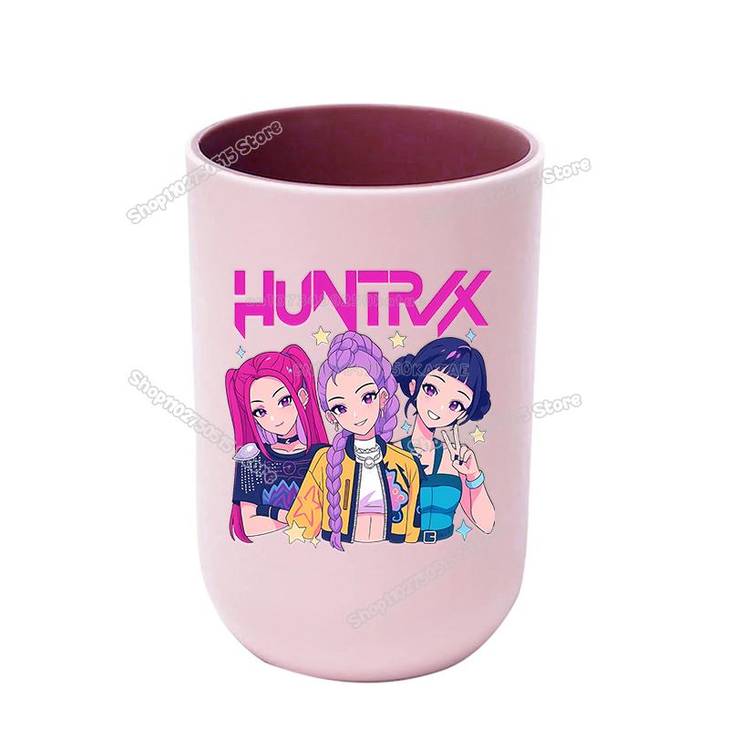 Perfekte KPop Dämonenjäger Kinder Zahnbürstenbecher Niedliche Mädchen Mundspülbecher Zahnbürstenbecher Trinkgeschirr Badezimmer Zahnbürstenhalter