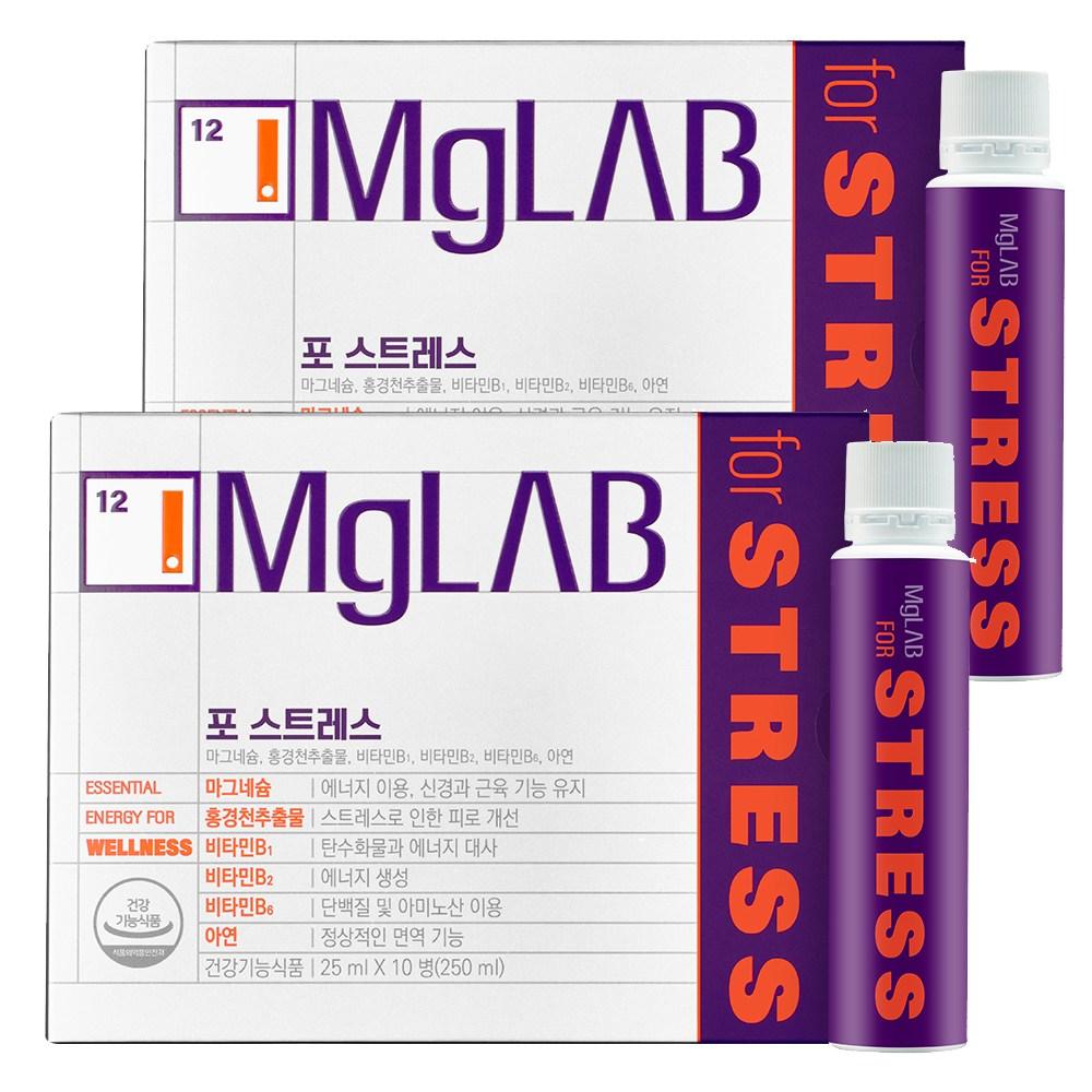 Maglab for Stress 250ml 2 Pcs