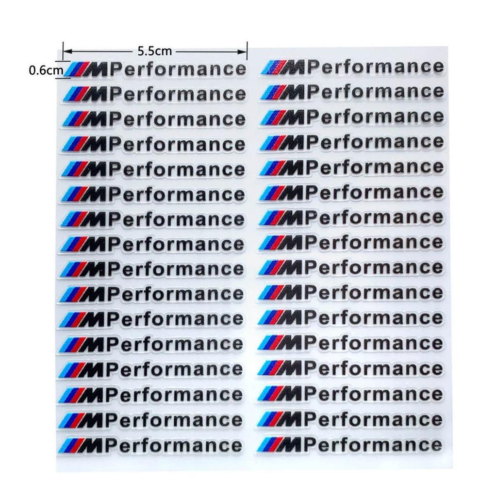 drswk4 New For Bmw M 50TH Power Performance E28 E30 E34 E36 E46 E60 E90 F84 Reflective Motorcycle Sticker Decals Tank Logo Stickers