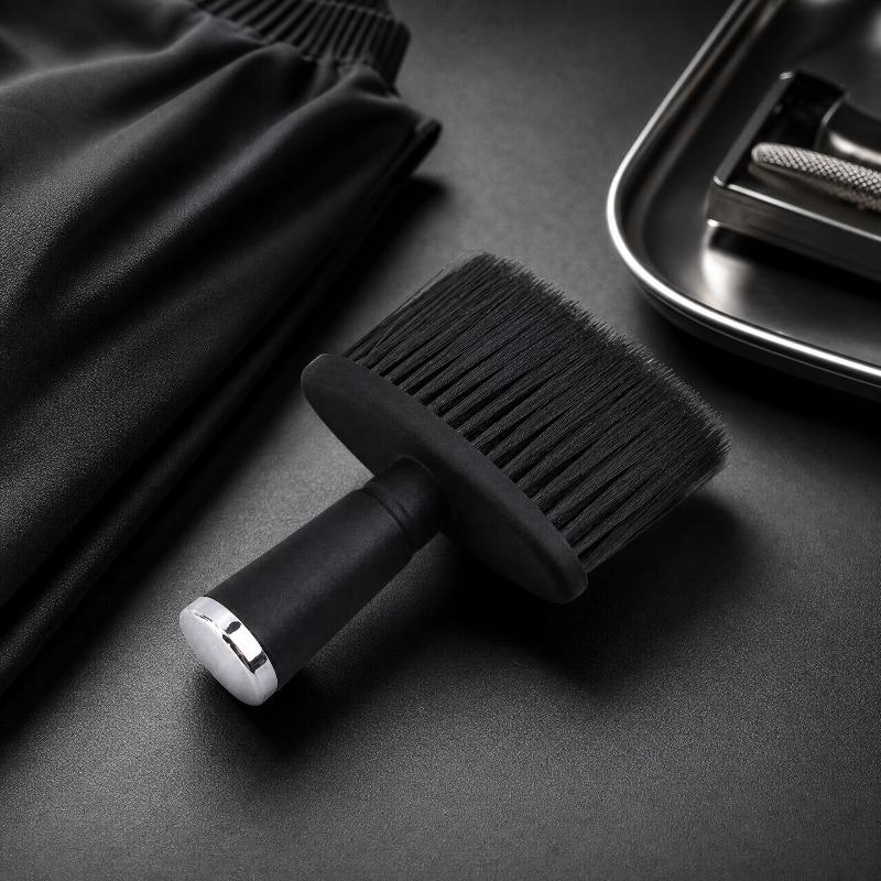 2 Stück Friseur Nackenbürste Weiche Borsten Staubreinigungsbürste Ergonomischer Griff Haarentfernerbürste Für Friseursalon Heimhaarschnitt