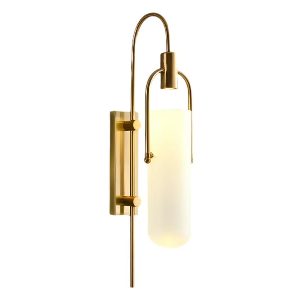 Balde - LED Wall Lamp 65 cm Gold Metal + Glass