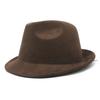 Top Hat Suede Vintage Men'S And Women'S British Hat Back Edge Jazz Hat Wool Top Hat Cowboy Hat