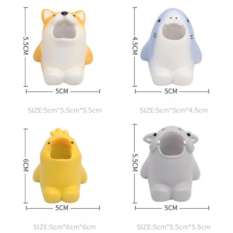 Cartoon Animals Pen Container For Desk Stationery Storage Office School Accessories And Toothbrush Holder