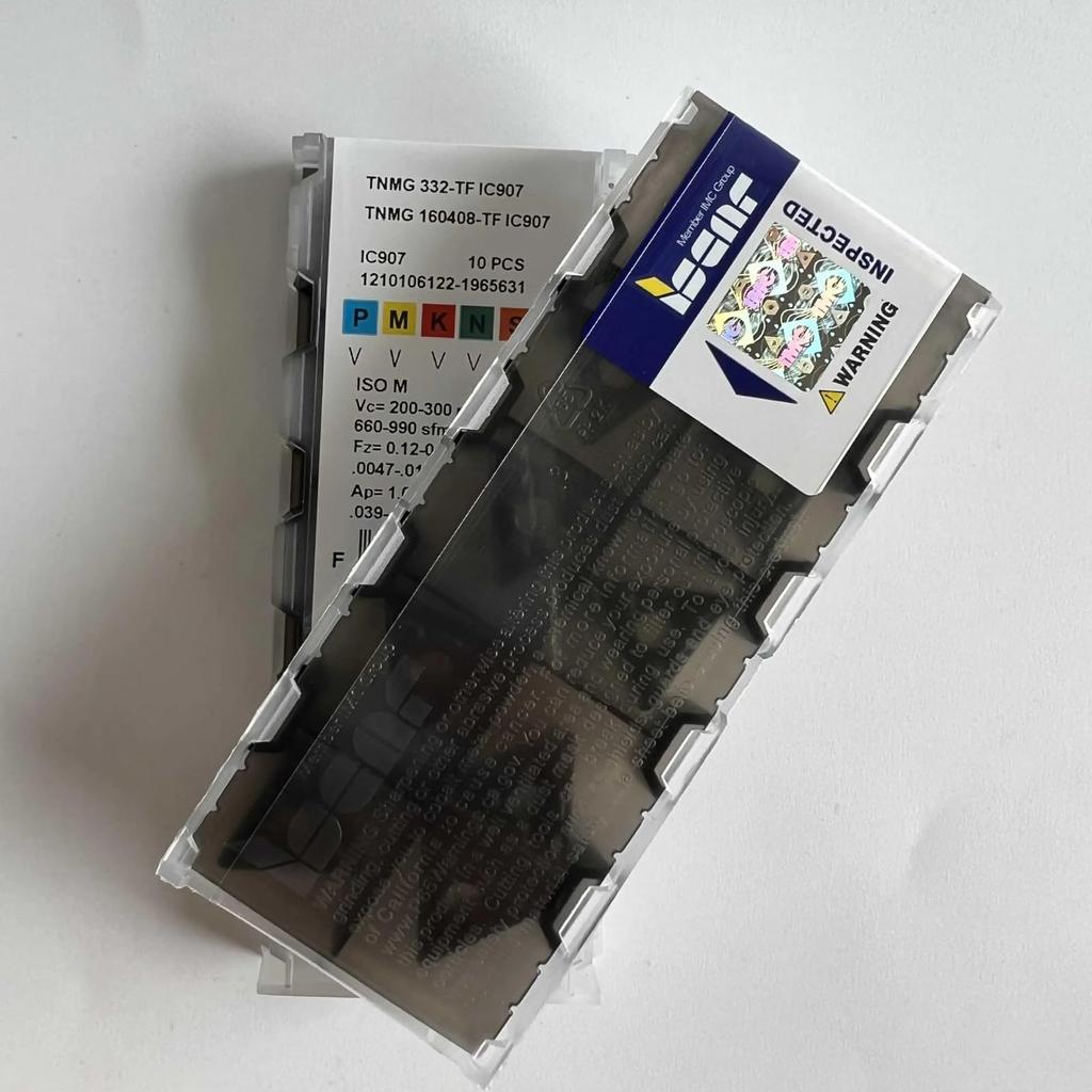 ISCAR / TNMG160408-TF IC907 /Industrial indexable Carbide Inserts 10 PCS