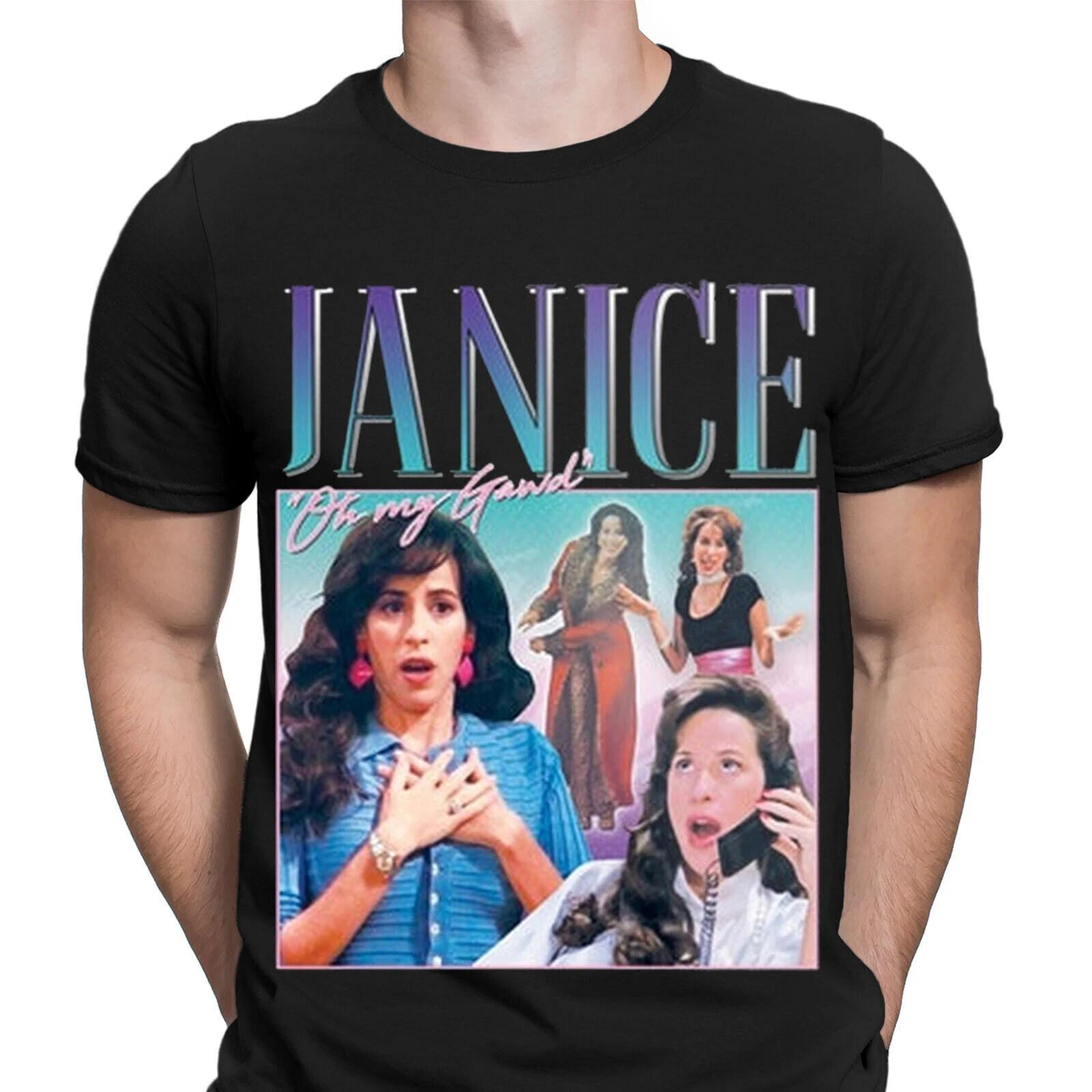 

Janice Homage Friends Funny Gift Chandler Bing Tv Mens T shirts Tee Top #VED 4XL