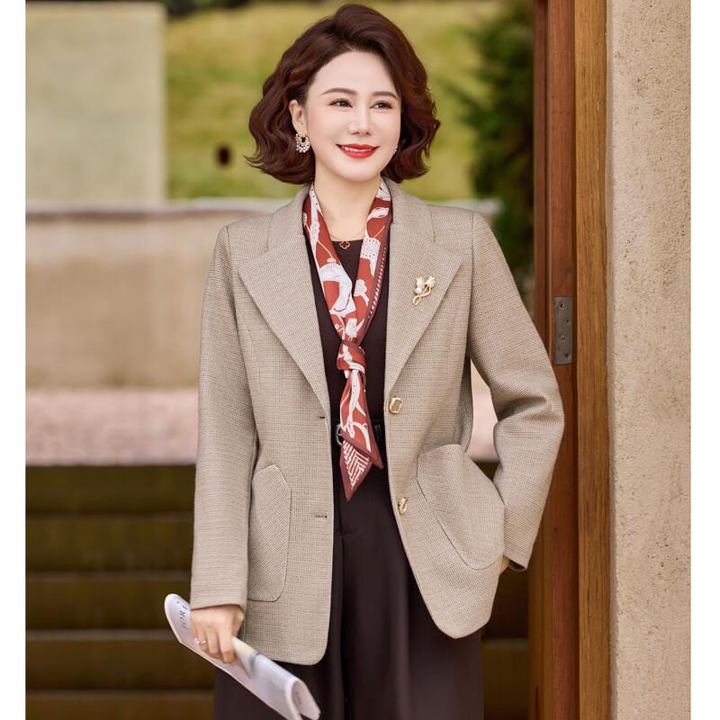 Women's Plus Size Spring Autumn Blazer Jacket