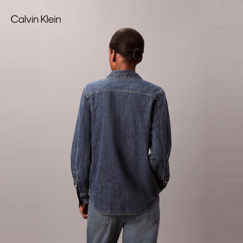 Calvin Klein Jeans Women's Retro Cotton Denim Shirt