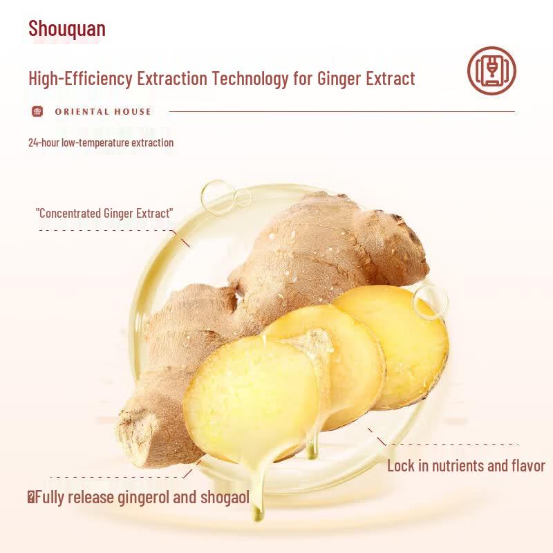 Shou Quan Zhai Red Date Brown Sugar Ginger Cubes