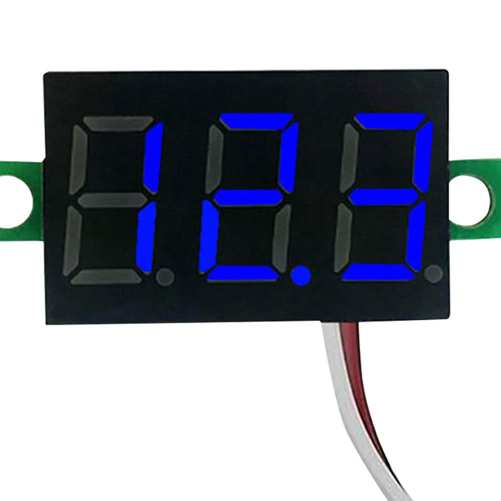 Módulo de Mini Display LED Digital Testador de Tensão DC 0V-200V Medidor de Tela LED de 0,28 Polegadas Proteção Contra Polaridade Inversa 1-5 Peças