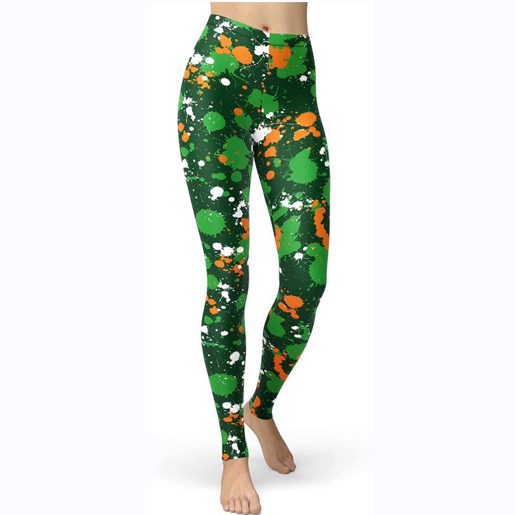 

Women s Printed Slim Fit Hip-Lifting Plus Size Yoga & Running Pants 3XL