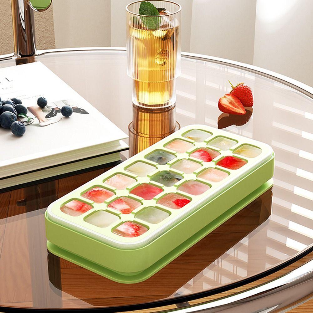 Water Injection Ice Tray Mold Food Grade Silicone Press Type 2in1 Ice Cube Straw Cups DIY Ice Maker Ice Cube Tray Outdoor