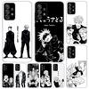 Black White Kaisen J-Jujutsu Cover For Samsung Galaxy A52 A42 A32 A22 A12 A50 A51 Phone Case A70 A71 A40 A41 A30S A31 A20E A21S