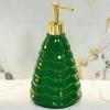 Karácsonyi Szappanadagoló Újratölthető Szivárgásmentes Dekoratív Pumpás Flakon Ünnepi Karácsonyfa Kézi Szappanadagoló