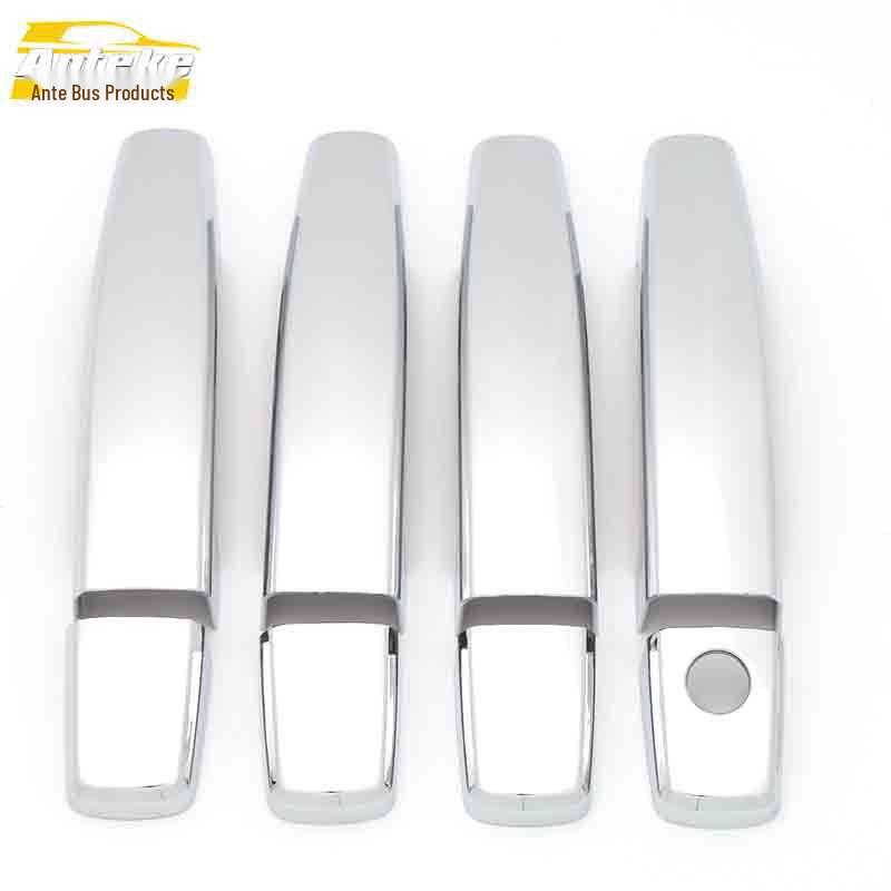 Sail 3 Bright Strip & Electroplated Single-Hole Door Handle Armrest Decorative Patch