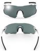 Polarized Sports FIT for a Perfect Fit A-Fit Men's Sunglasses, MASTER, Full-Rim, White/Polarized Smoke, AF-805-C3-PSM-S,