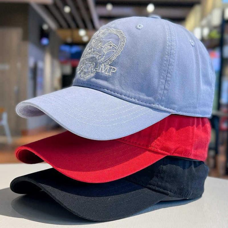 Tramp Baseball Cap For Women Men Spring Summer Cotton Embroidered Sun Protection Casual Sporty Style