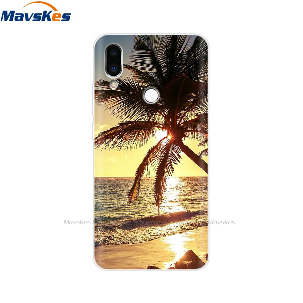 For Meizu Note 9 Case Note9 Soft TPU Silicon Funda Back Cover For Meizu M9 Note Case M9Note M 9 Rose Print Phone Case Coque Para