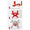 Cartoon Reindeer Headbands with Antlers and Ears Child's Christmas Hair Accessory Festive Hair Accessory for Kids