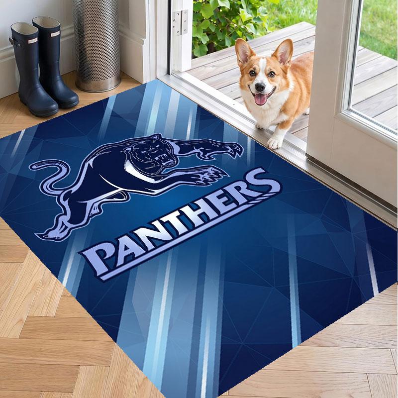 Soft Floor Carpet Penrith Panthers Pattern Area Rug Decorative Mat For Home Room Decoration