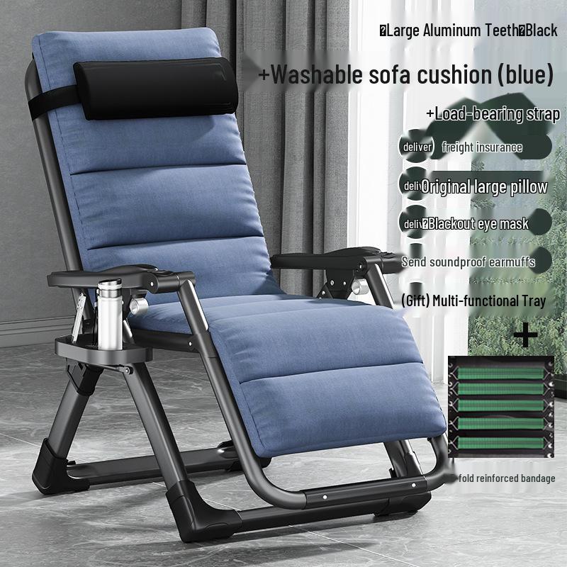 Premium Reclining Backrest Chair for Relaxing and Sleeping, Foldable for Home & Balcony Use