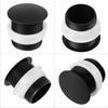 Pack of 10 28mm Black Screw-in Snap Cover   35mm Diameter for Slot NaMachine Control Panel Blind Cover Replacement Unused Holes