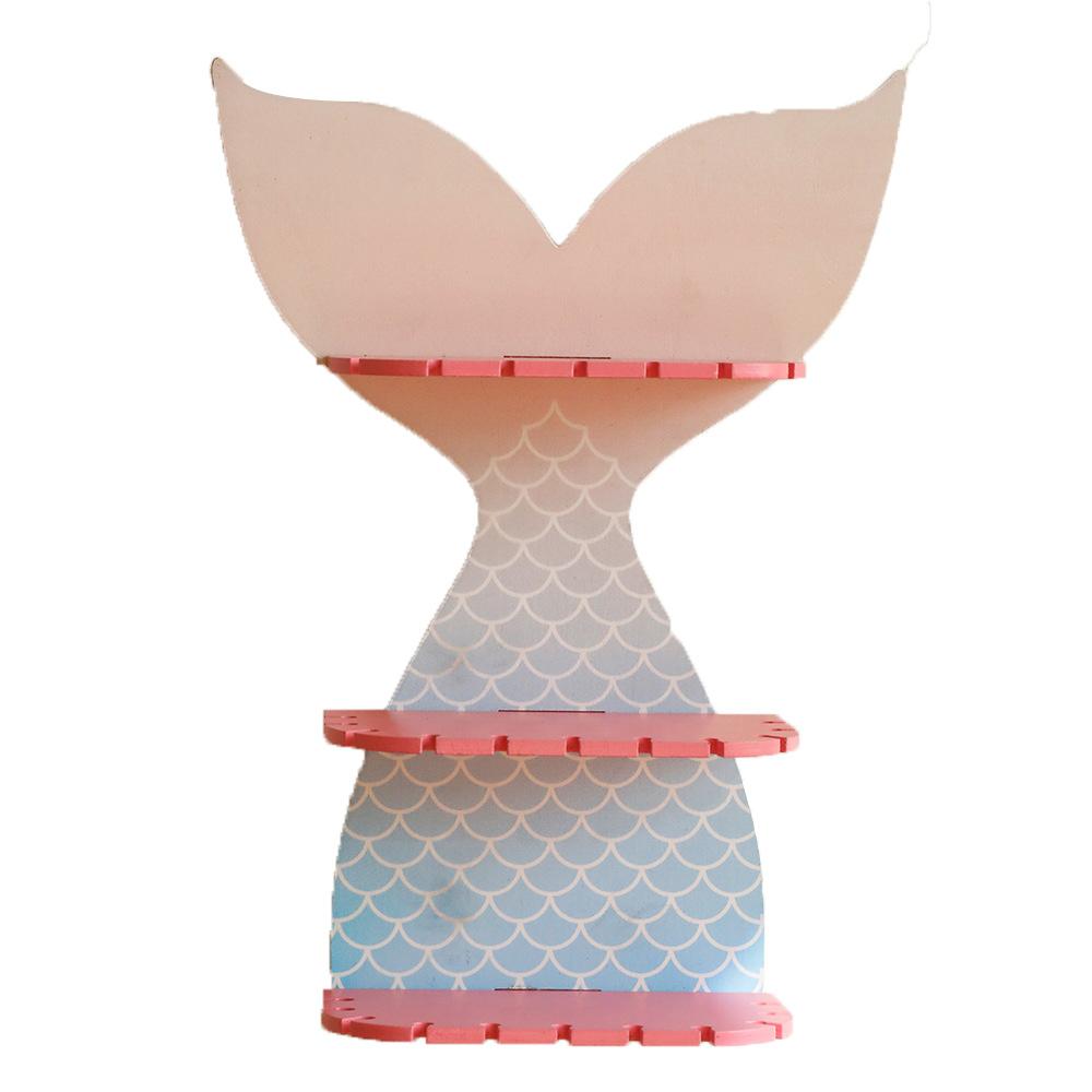 Pink Floating Shelves Wall Shelf Wood Shelves for Ocean Decor Nautical Beach Room Decor Kids Bedroom Wall Decor Girls Gifts Mermaid Party Decorations