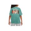 Nike Sportbekleidung Bedrucktes Anime Rundhals Kurzarm T-Shirt Kinder Tops Grün FV5416361